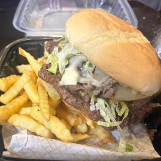 philly burger-steak