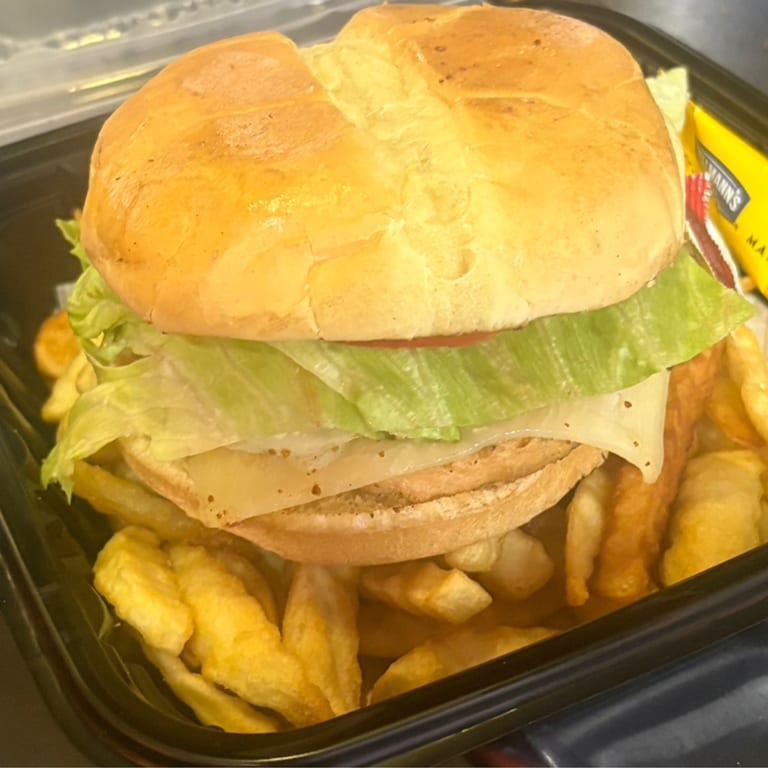 Delicious Salmon Burger Experience